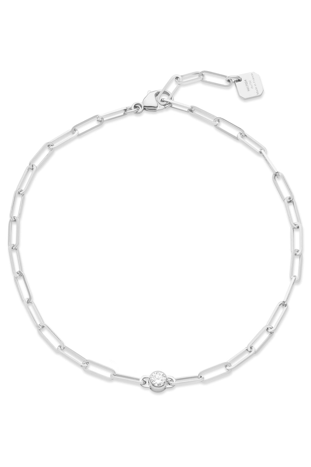 NOUVEL HERITAGE-Classic Round Diamond Bracelet-WHITE GOLD