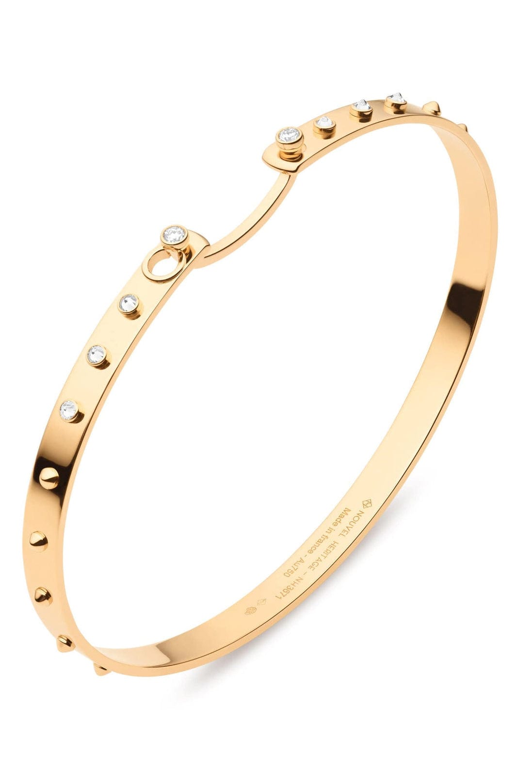 NOUVEL HERITAGE-Brunch In NY Mood Bangle-YELLOW GOLD