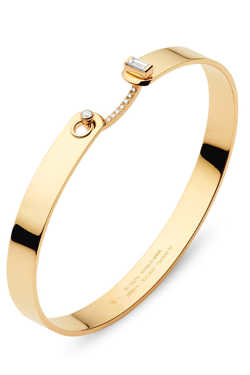 NOUVEL HERITAGE-Dinner Date GM Mood Bangle-YELLOW GOLD