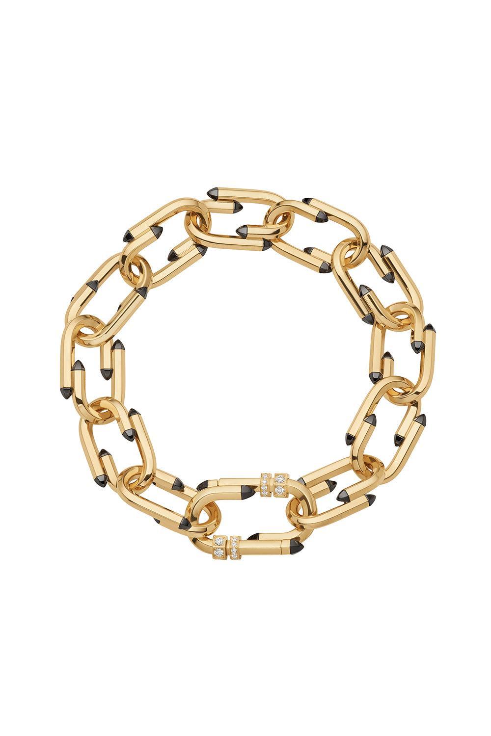 Diamond Try Me Bracelet-YELLOW GOLD-JEWELRYFINE JEWELBRACELET O-NOUVEL HERITAGE