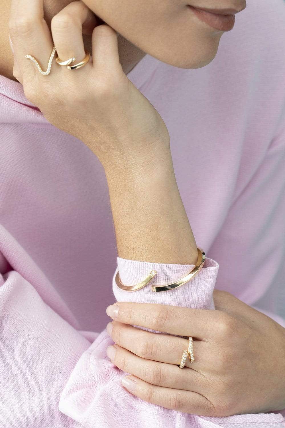 NOUVEL HERITAGE-Gold Thread Bangle-YELLOW GOLD