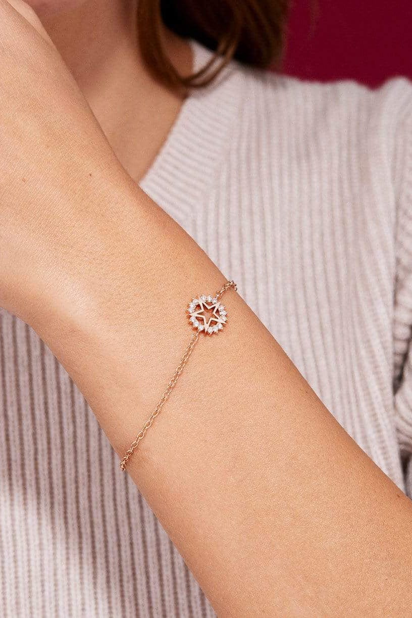 NOUVEL HERITAGE-Medium Star Bracelet-YELLOW GOLD