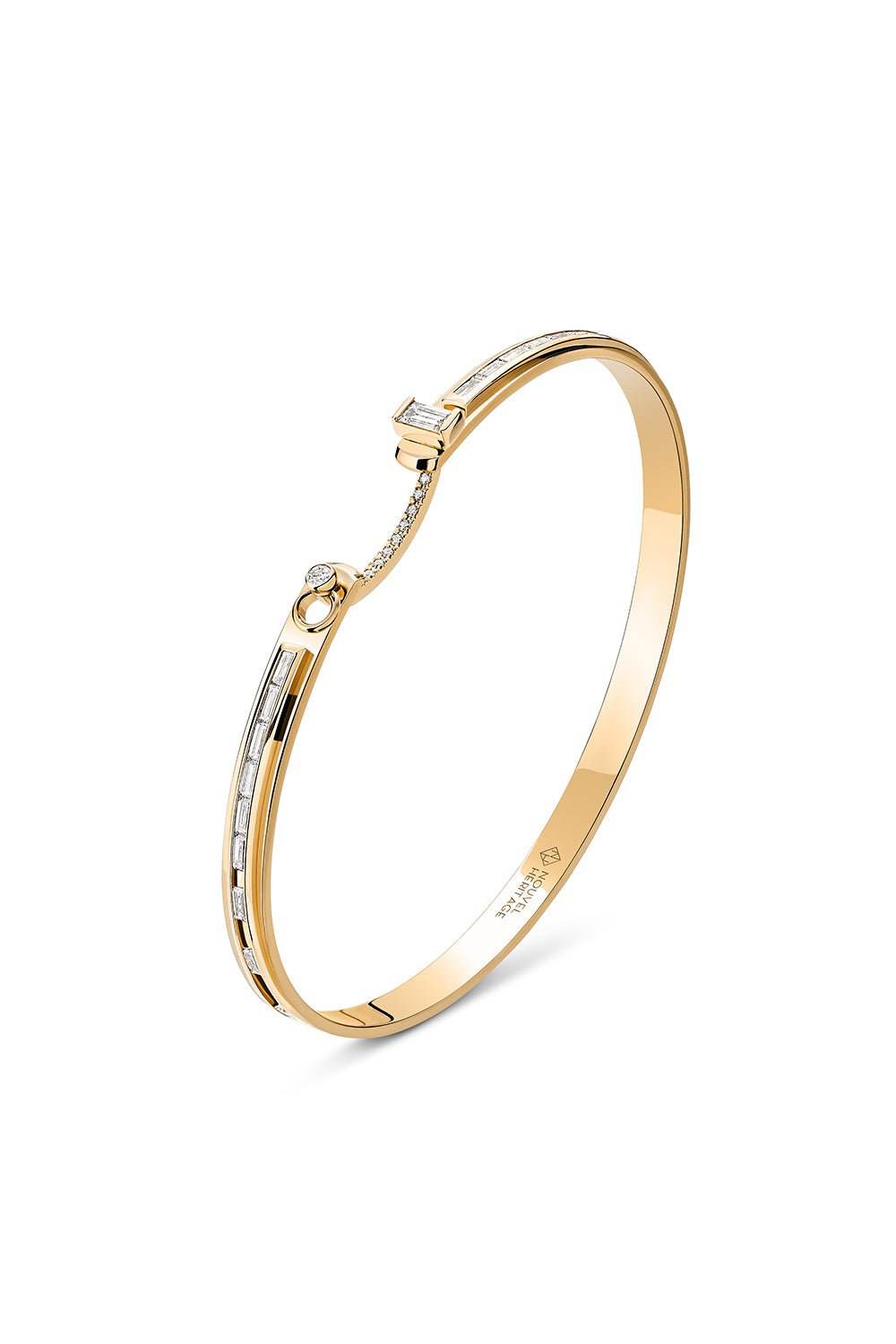 NOUVEL HERITAGE-My Best Friend's Wedding Mood Bangle-YELLOW GOLD