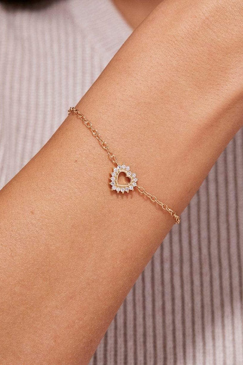 NOUVEL HERITAGE-Mystic Medium Love Bracelet-YELLOW GOLD