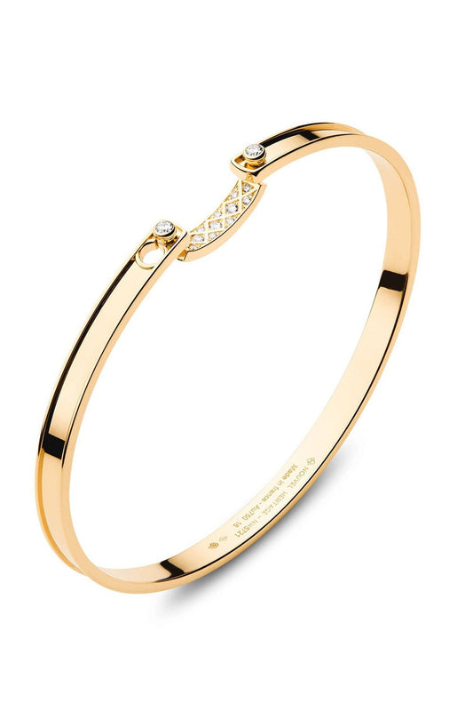 NOUVEL HERITAGE-Parisian Stroll Mood Bangle-YELLOW GOLD