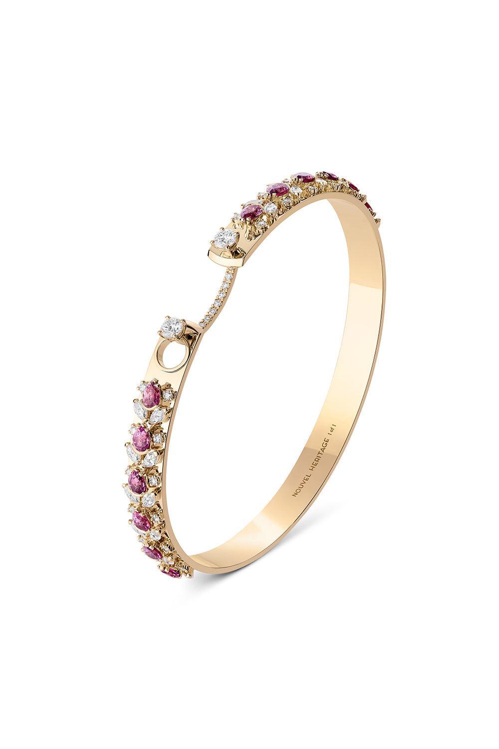 The Butterfly Keeper Bangle Bracelet-YELLOW GOLD-JEWELRYFINE JEWELBRACELET O-NOUVEL HERITAGE