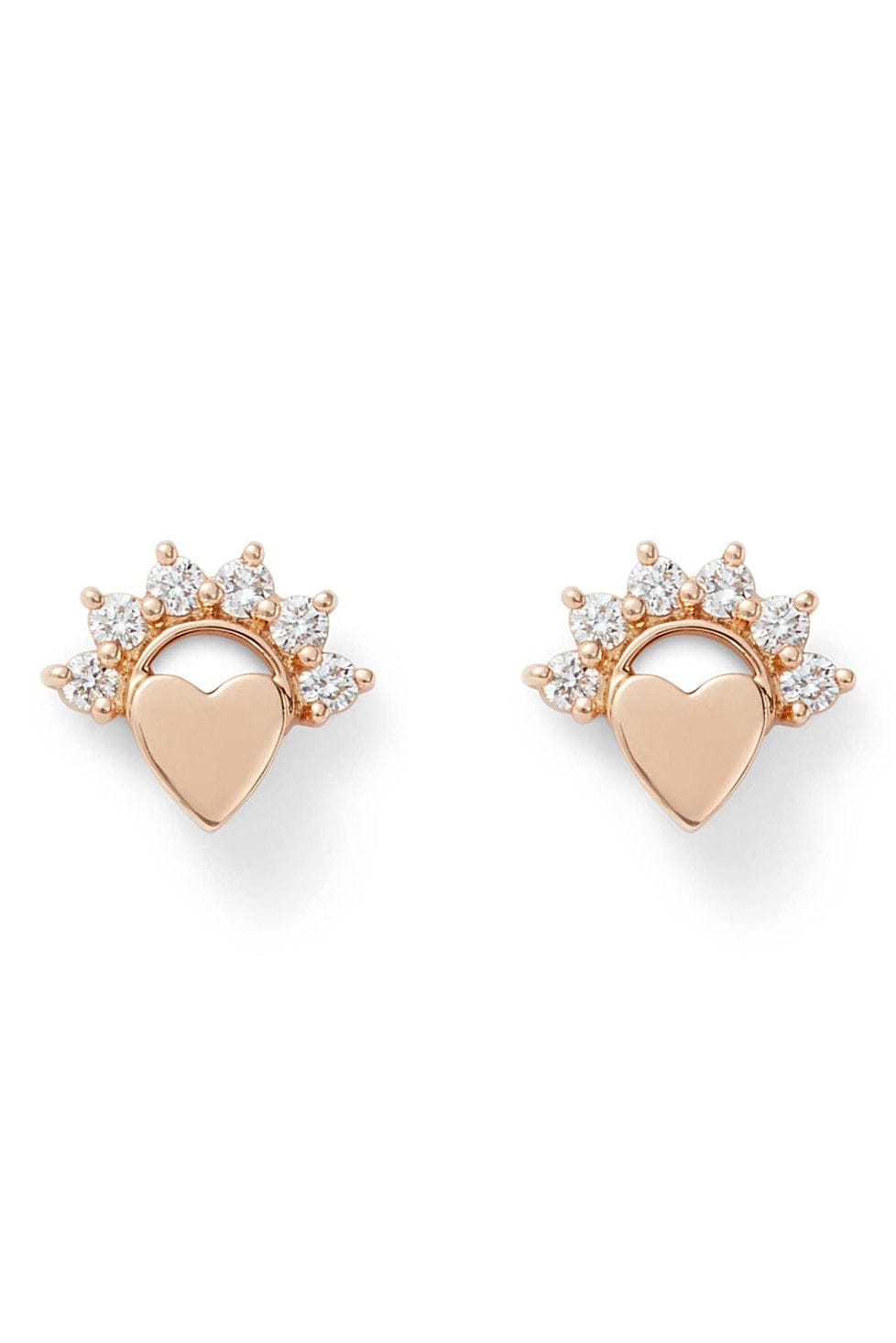 NOUVEL HERITAGE-Mystic Love Studs-ROSE GOLD