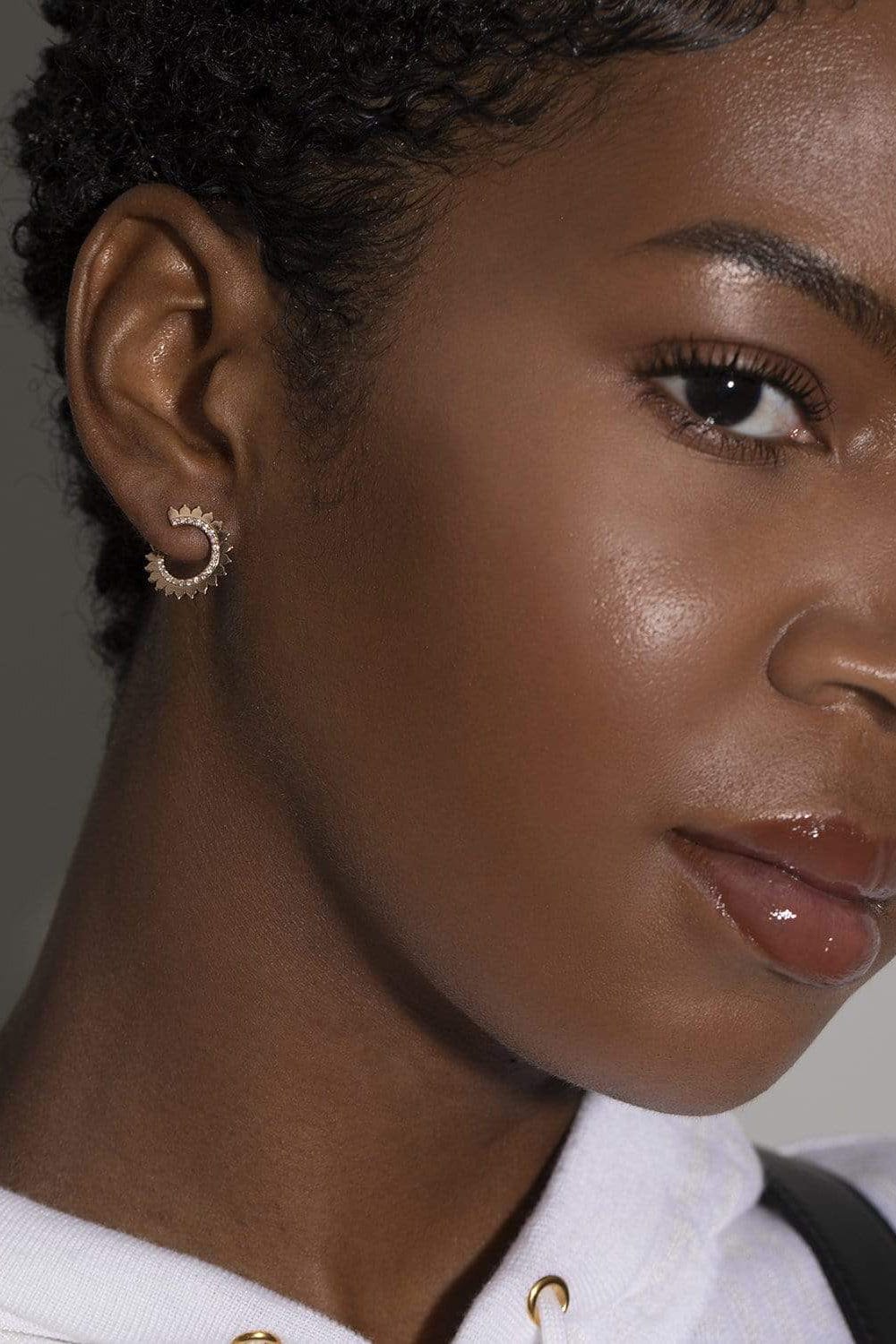 NOUVEL HERITAGE-Vendome Gold Earrings-ROSE GOLD