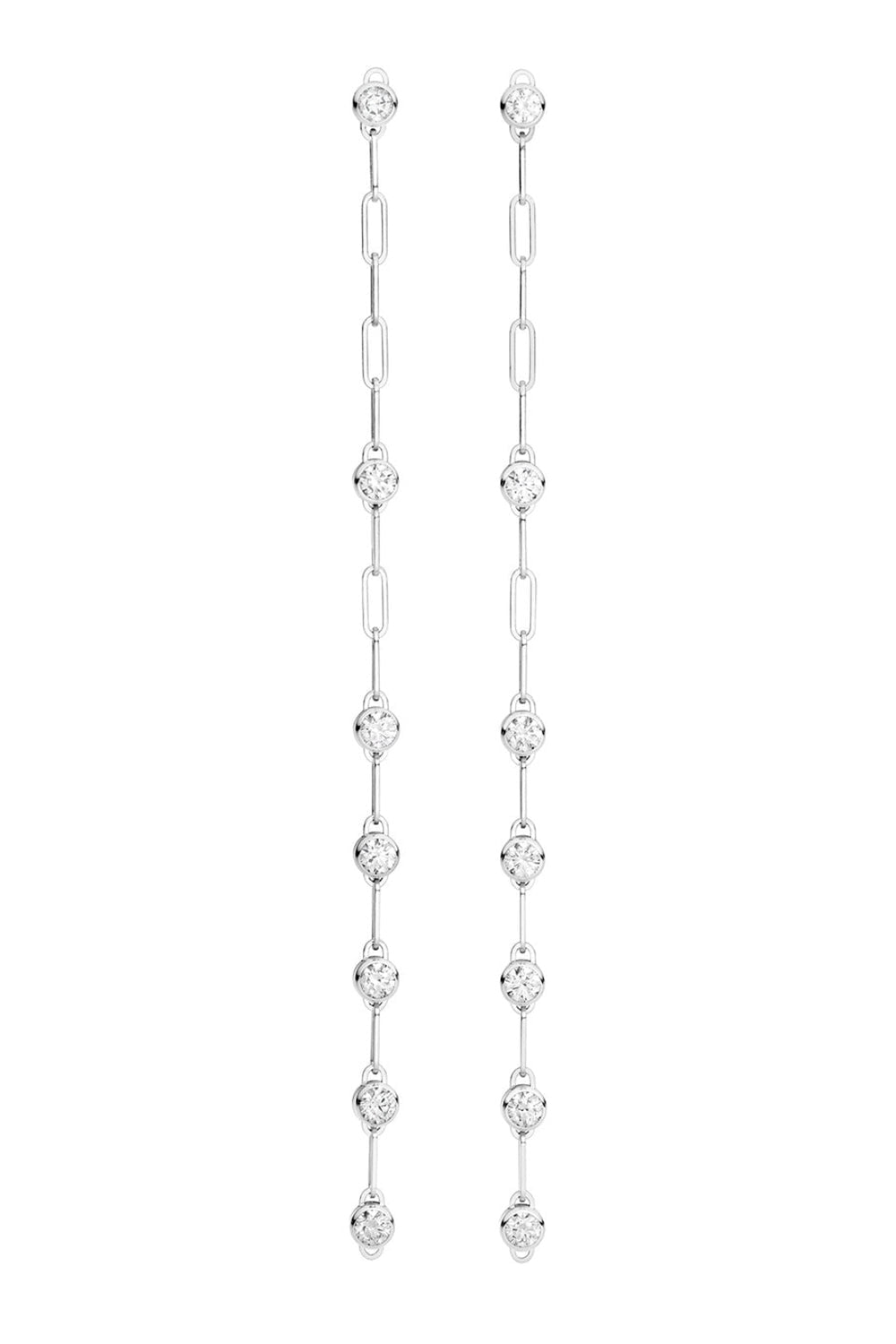 NOUVEL HERITAGE-Evening GM Classic Earrings-WHITE GOLD