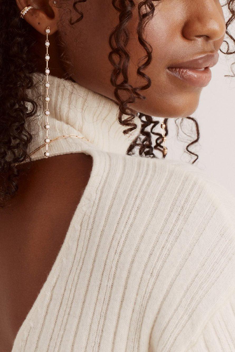 NOUVEL HERITAGE-Gala Earrings-YELLOW GOLD