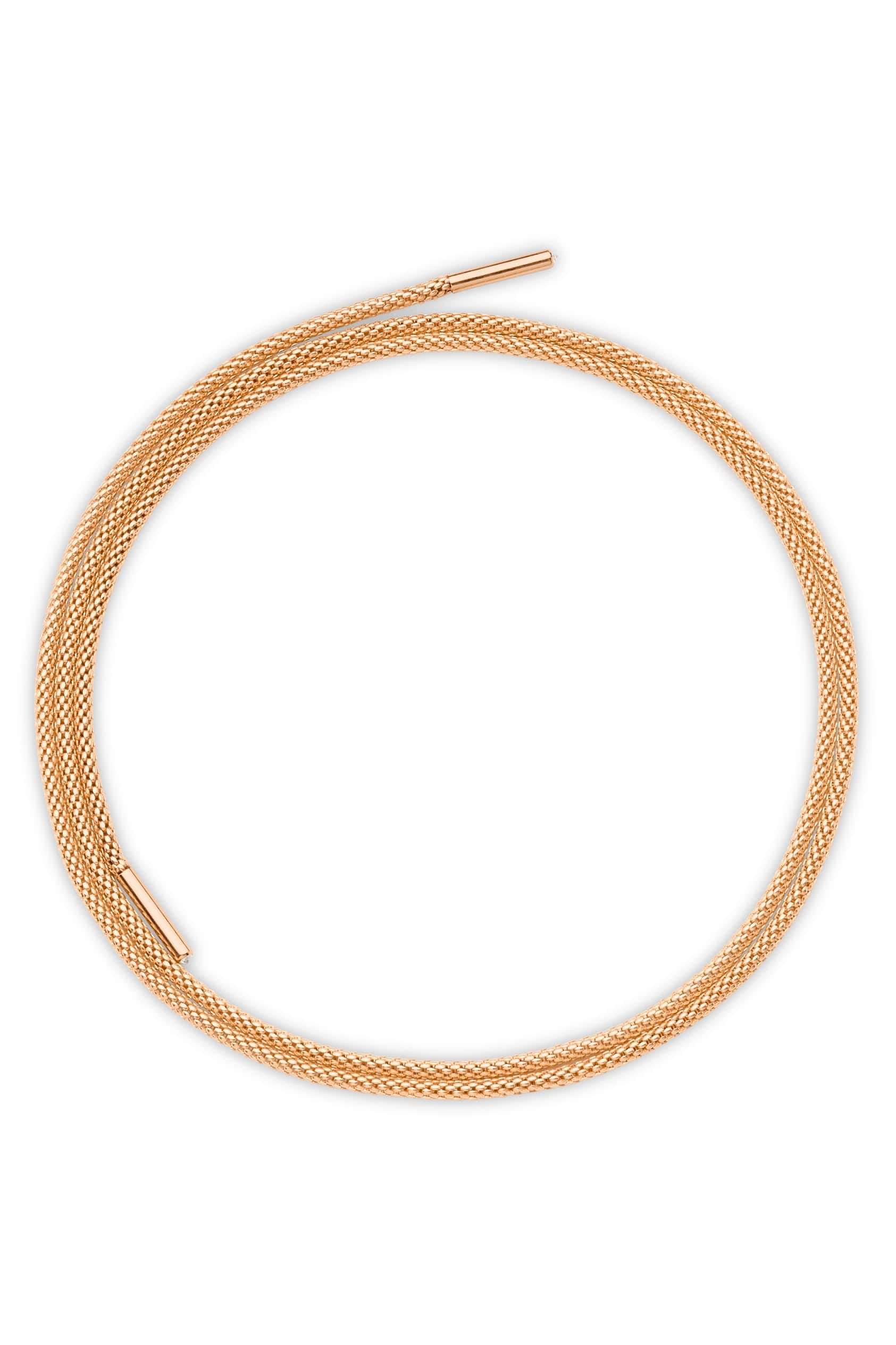 NOUVEL HERITAGE-Rose Gold Latch Chain Necklace - 55cm-ROSE GOLD