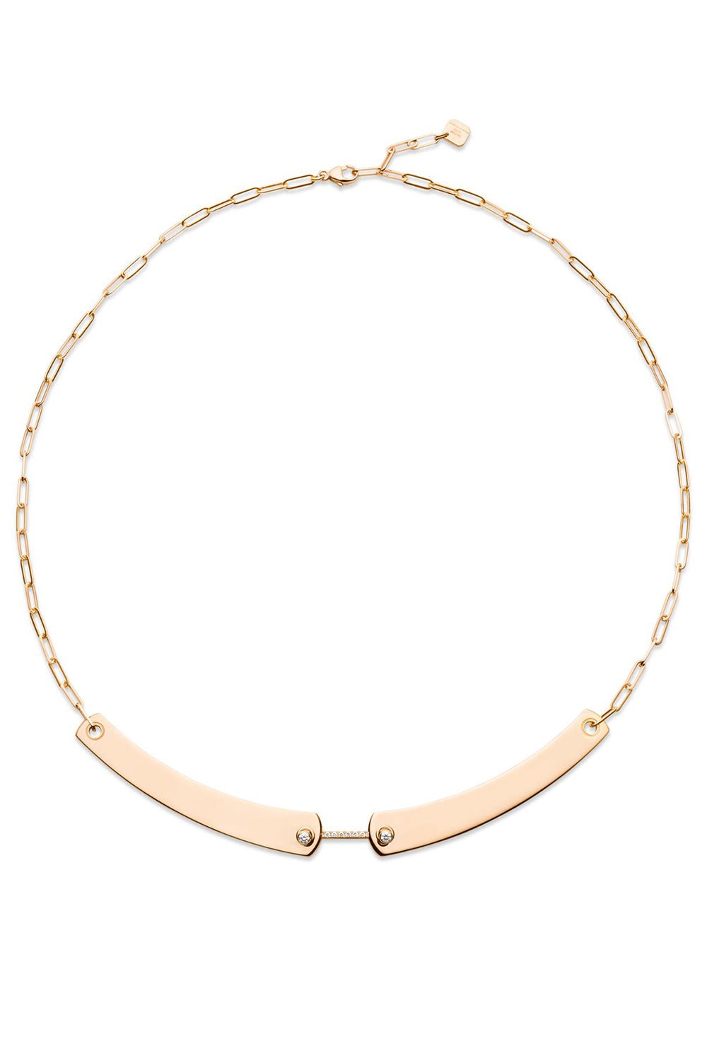 NOUVEL HERITAGE-Business Meeting Mood Necklace-ROSE GOLD