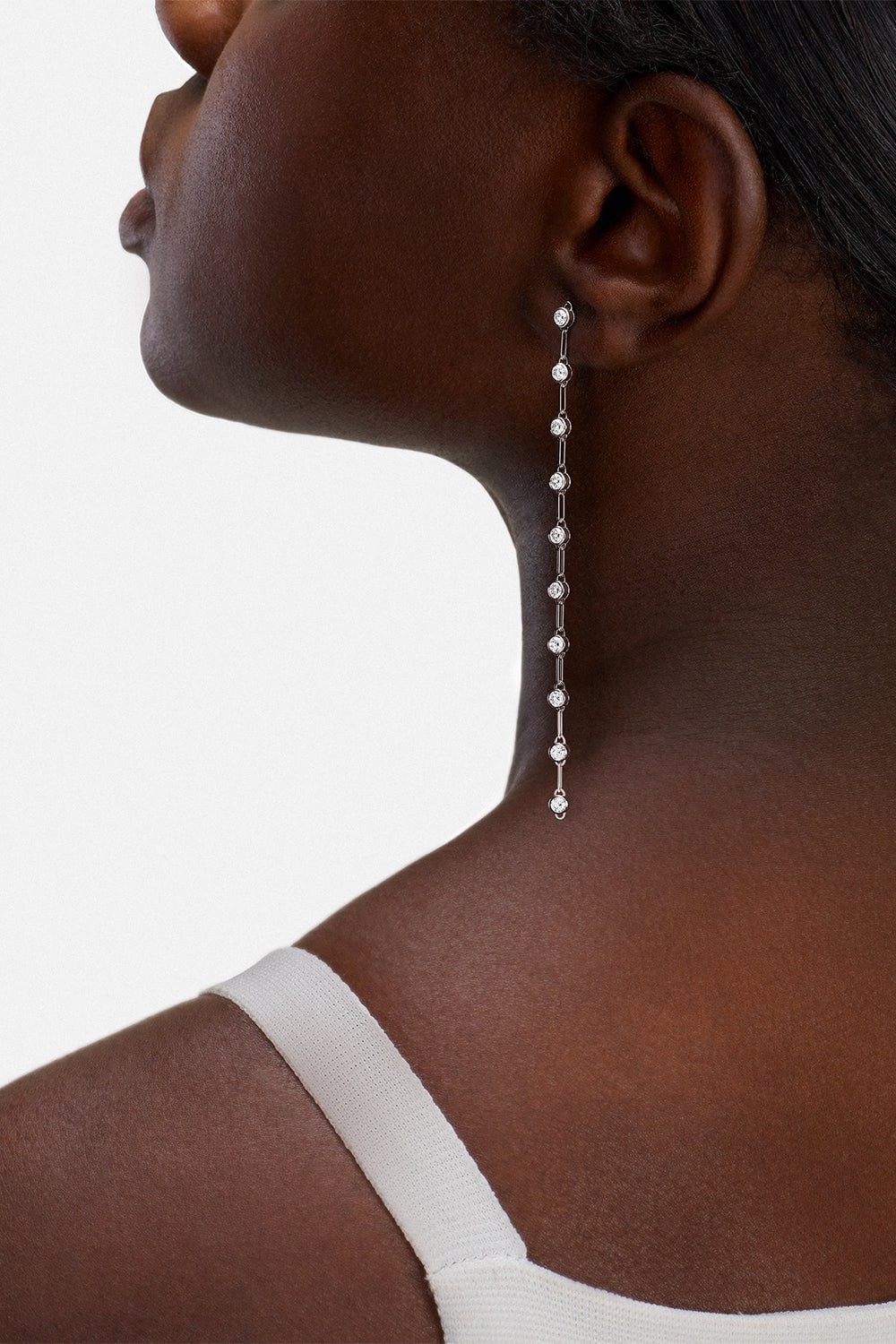 NOUVEL HERITAGE-Gala GM Classics Earrings-WHITE GOLD
