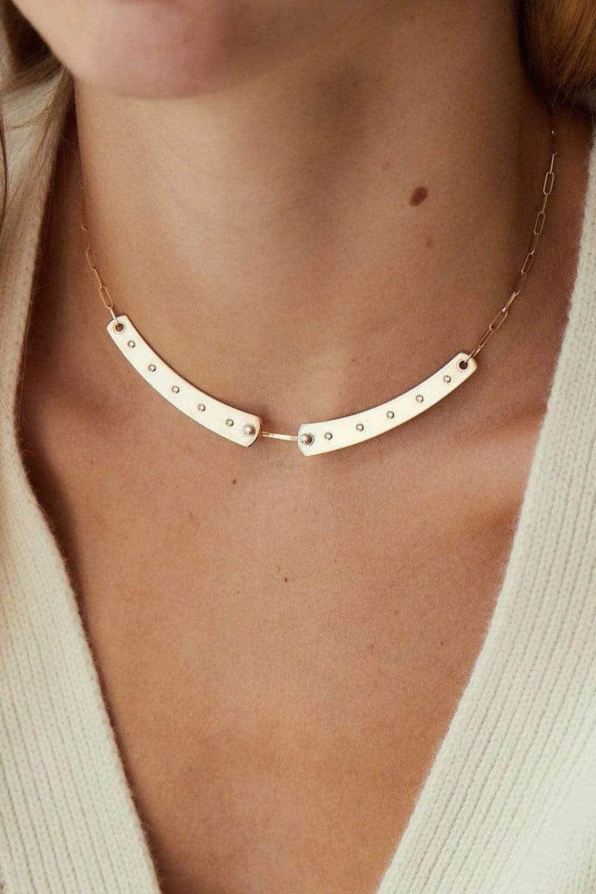 NOUVEL HERITAGE-Brunch in NY Mood Necklace-YELLOW GOLD