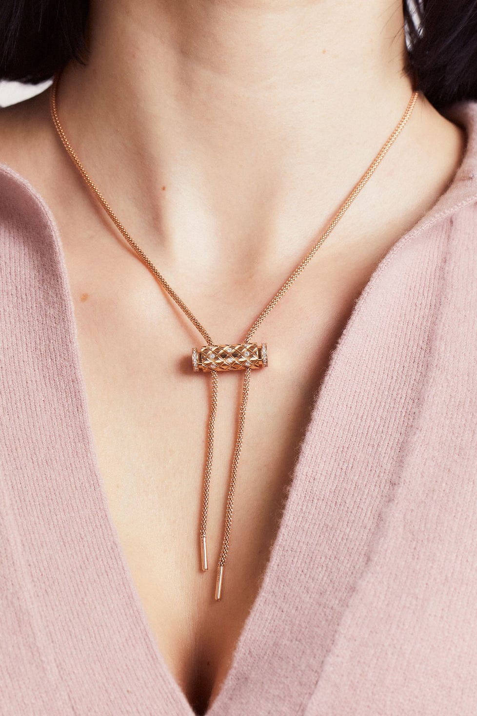 NOUVEL HERITAGE-MM Latch Chain-YELLOW GOLD