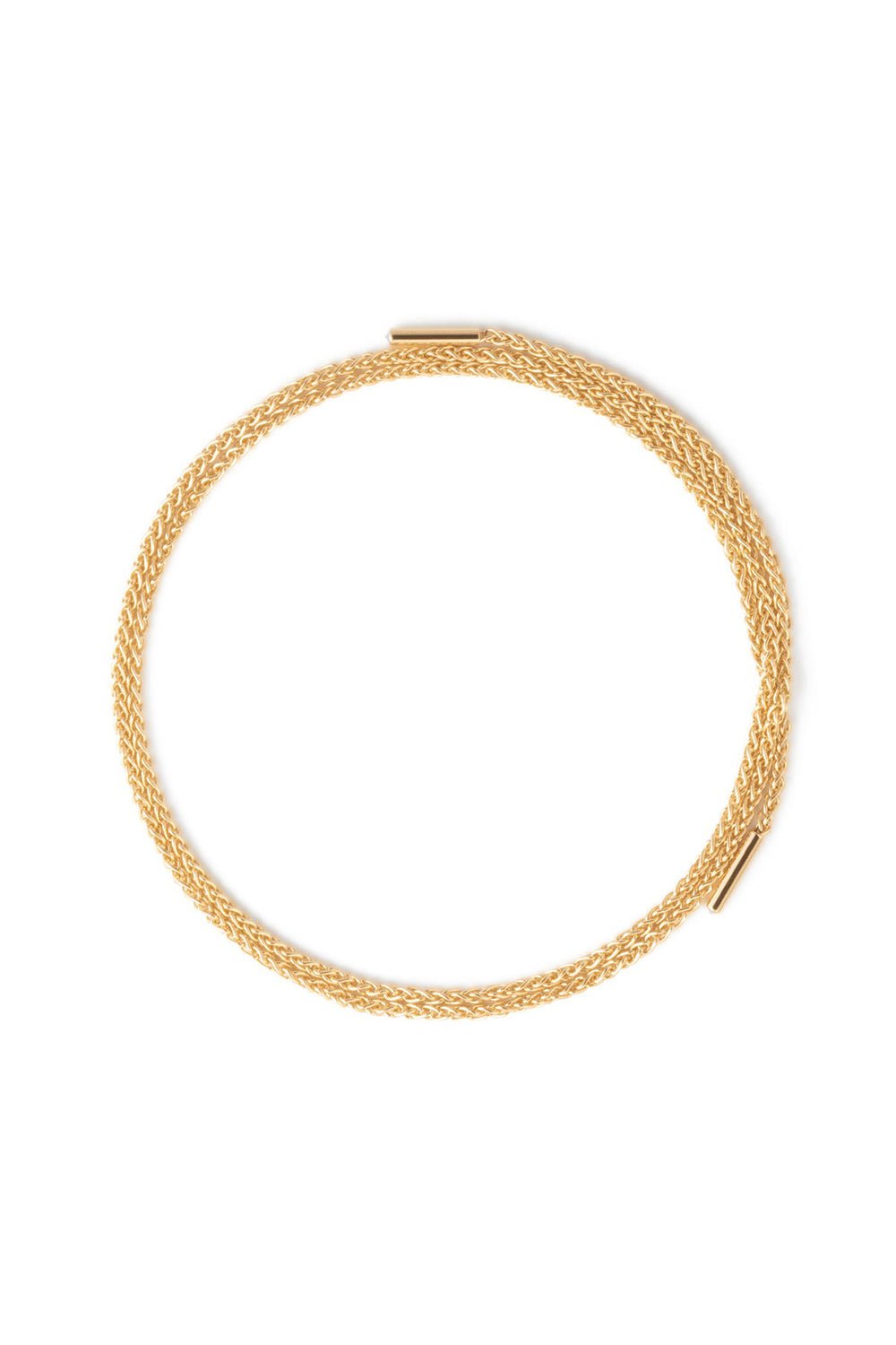 NOUVEL HERITAGE-MM Latch Chain Necklace-YELLOW GOLD
