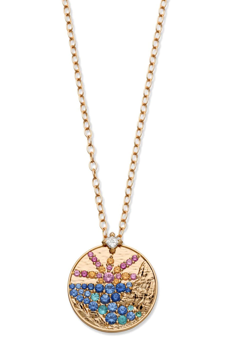 NOUVEL HERITAGE-Sunset Necklace-YELLOW GOLD