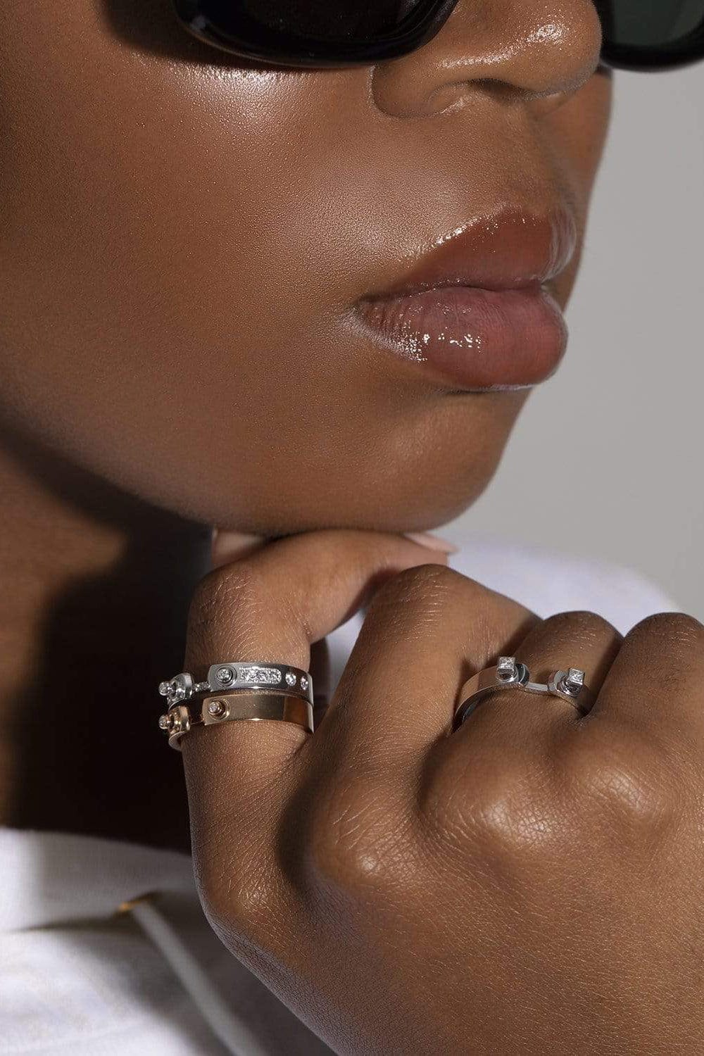 NOUVEL HERITAGE-Tuxedo Mood Ring-