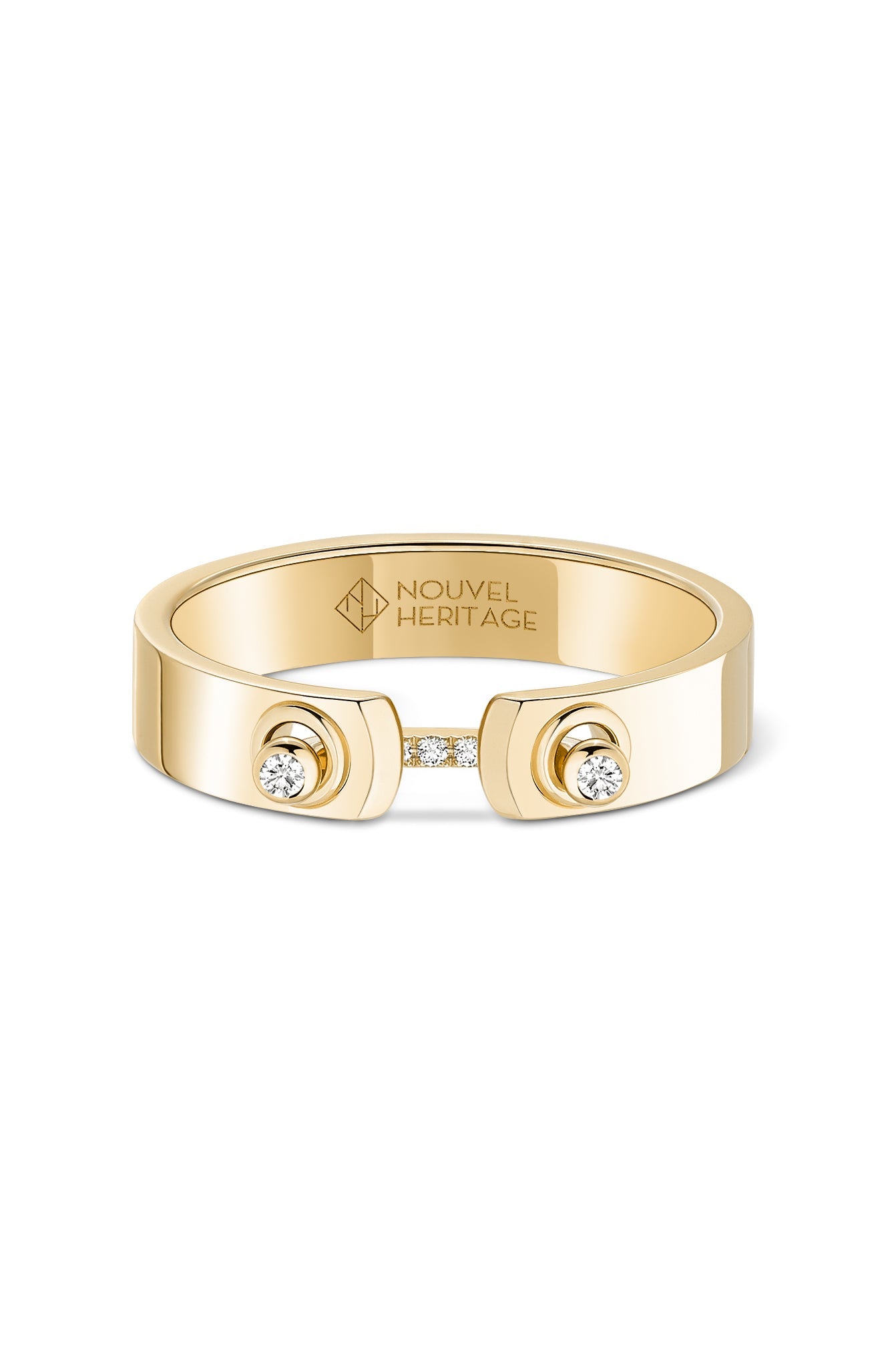 Business Meeting PM Mood Ring-YELLOW GOLD-6-JEWELRYFINE JEWELRING-NOUVEL HERITAGE