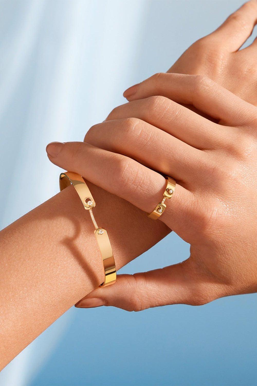 NOUVEL HERITAGE-Business Meeting Mood Ring-YELLOW GOLD