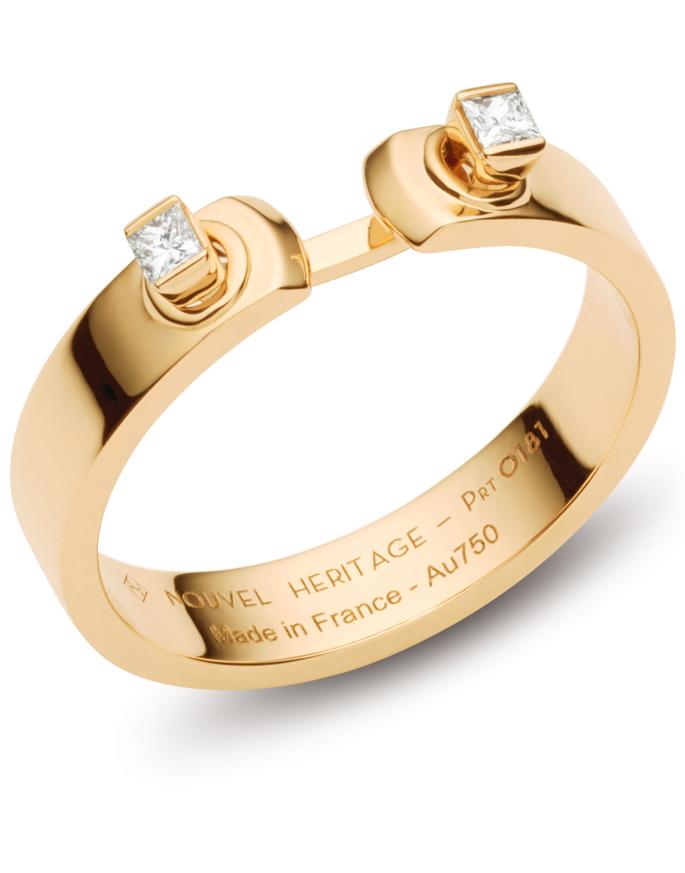NOUVEL HERITAGE-Dinner Date Mood Ring-YELLOW GOLD