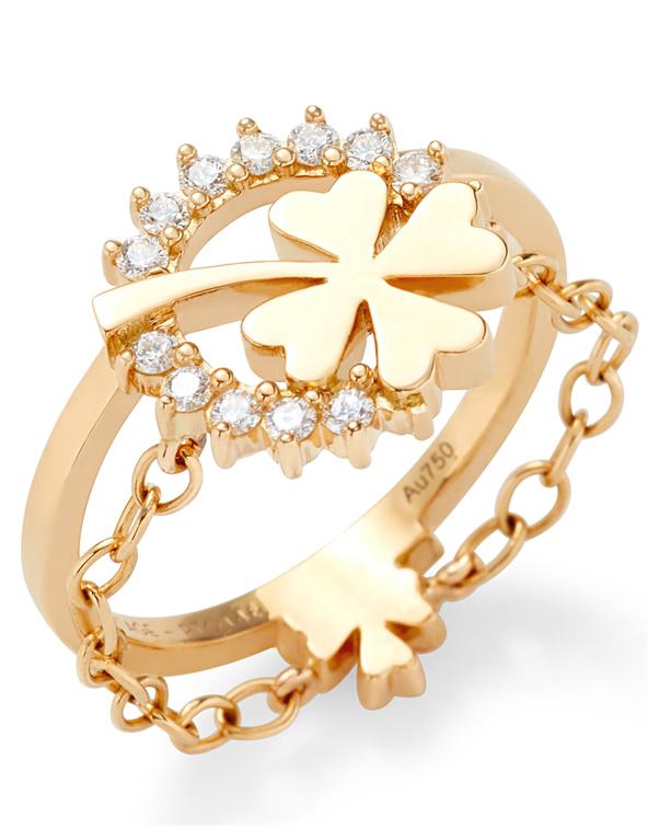 NOUVEL HERITAGE-Medium Luck Ring-YELLOW GOLD