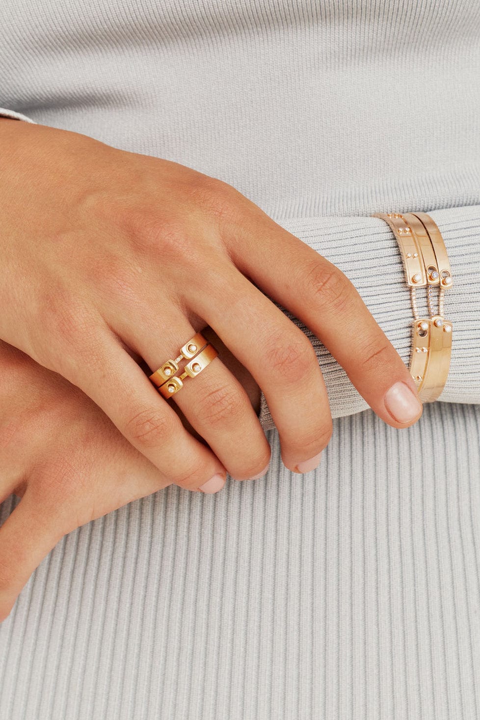 NOUVEL HERITAGE-Monday Morning Mood Ring-YELLOW GOLD