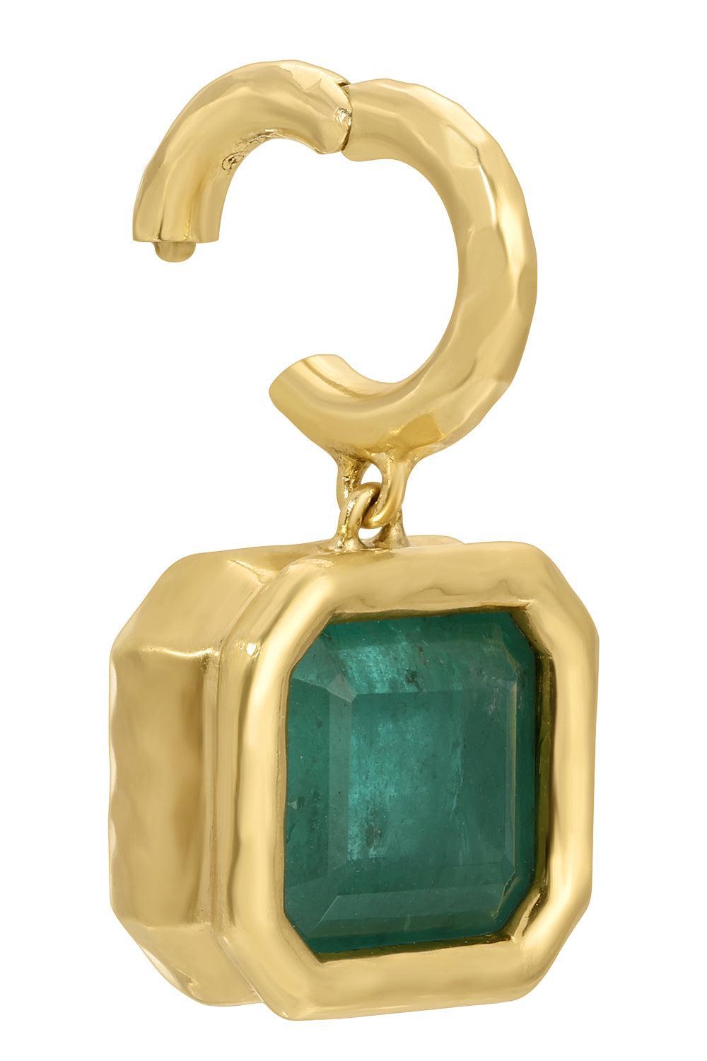 Emerald Hidden Gem Pendant-YELLOW GOLD-JEWELRYFINE JEWELPENDANT-OCTAVIA ELIZABETH