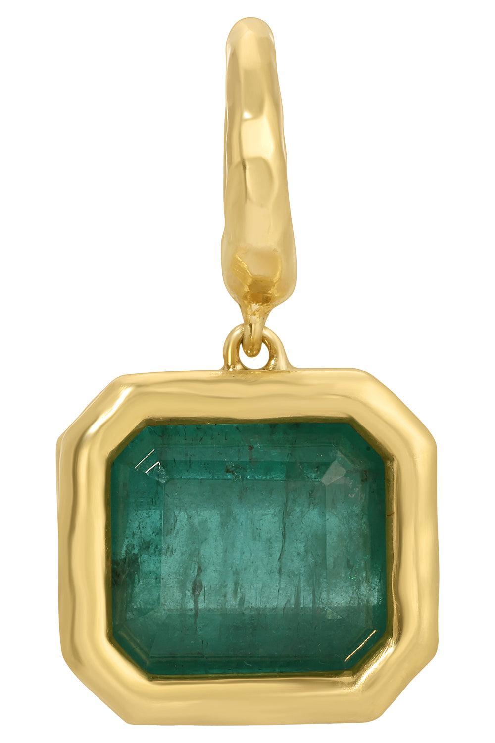 Emerald Hidden Gem Pendant-YELLOW GOLD-JEWELRYFINE JEWELPENDANT-OCTAVIA ELIZABETH