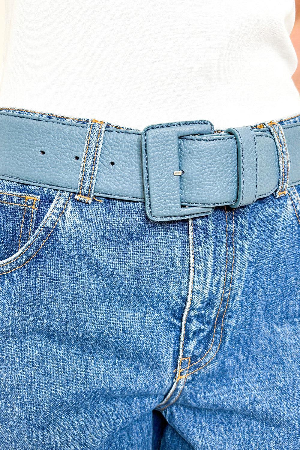 Wide Leather Belt-BLUE-XS-ACCESSORIEBELTS-ODEEH