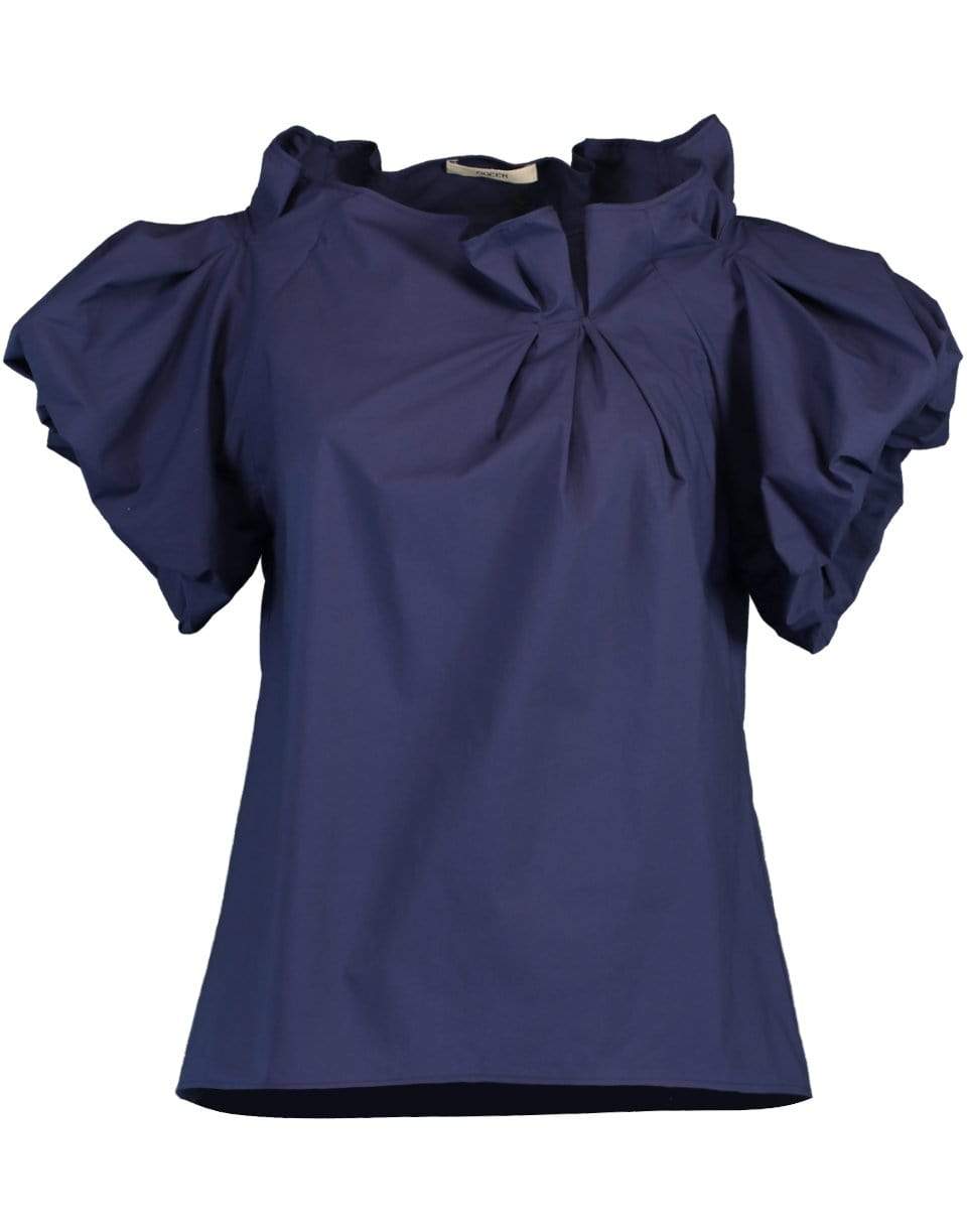 ODEEH-Ink Short Sleeve Blouse-