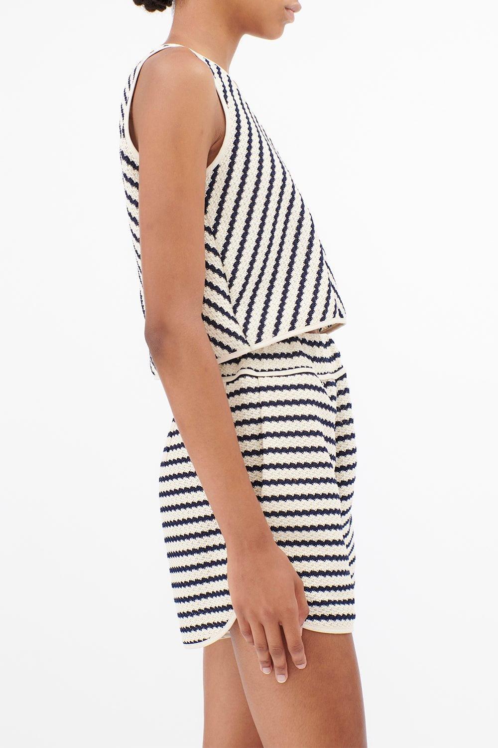 ODEEH-V-Neck Tank Top-