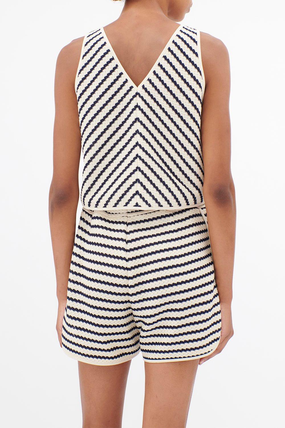 ODEEH-V-Neck Tank Top-