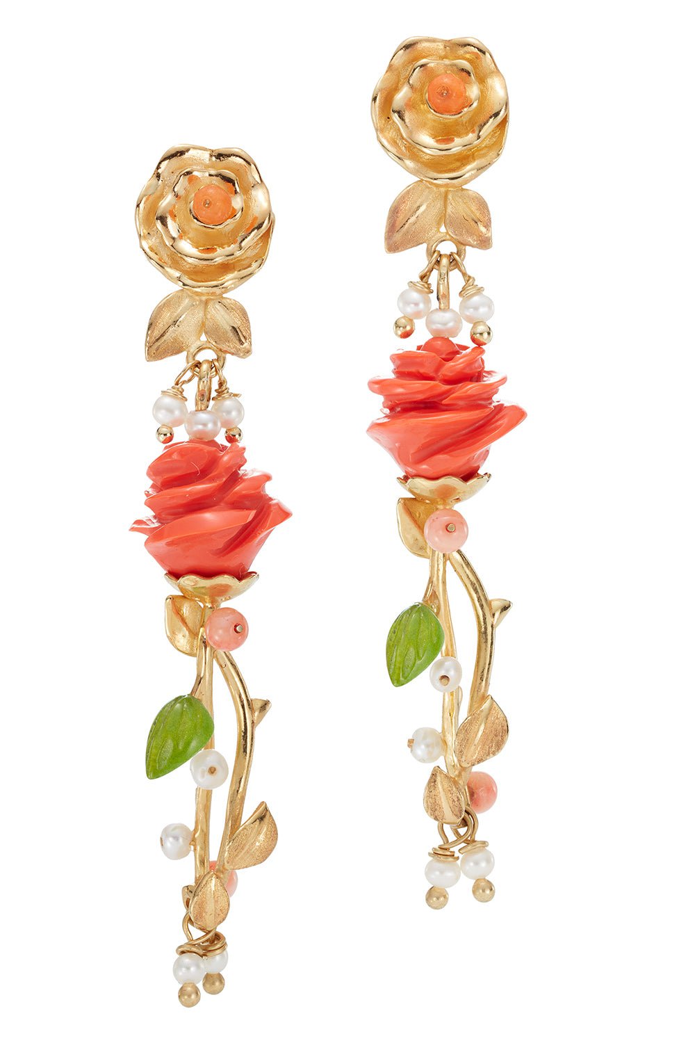 OF RARE ORIGIN-Bellini Earrings-CORAL