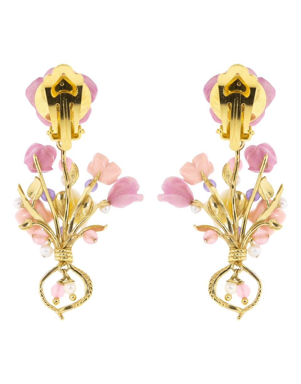 OF RARE ORIGIN-Multi Flower Earrings-PINK