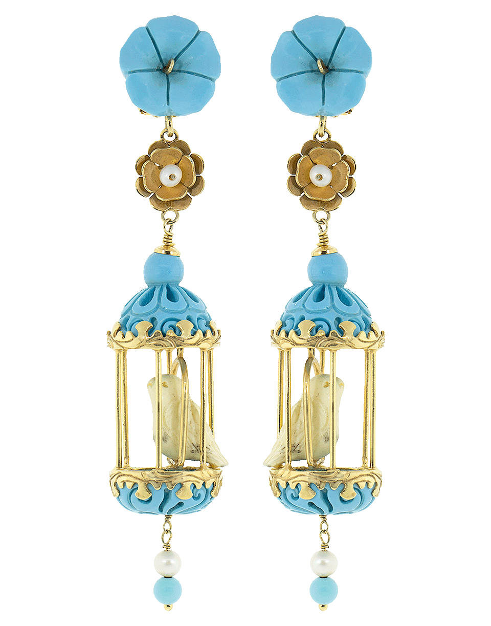 OF RARE ORIGIN-Avoaru Classic Earrings-TURQ
