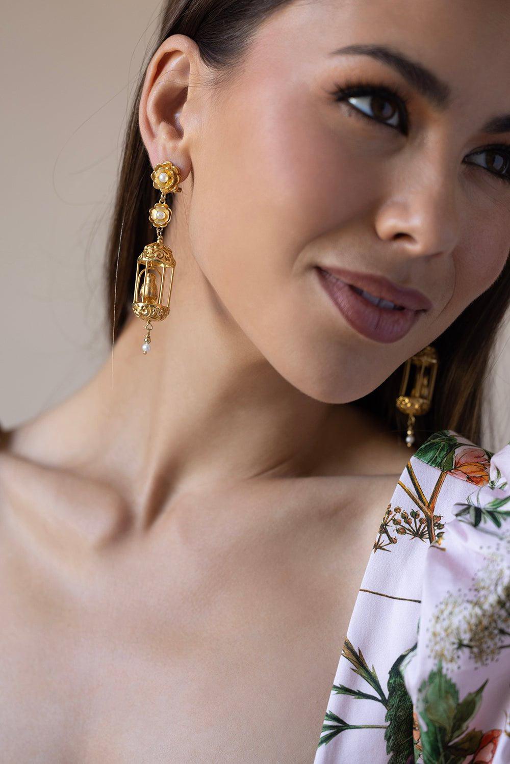 OF RARE ORIGIN-Aviary Classic Earrings - Gold-YELLOW GOLD