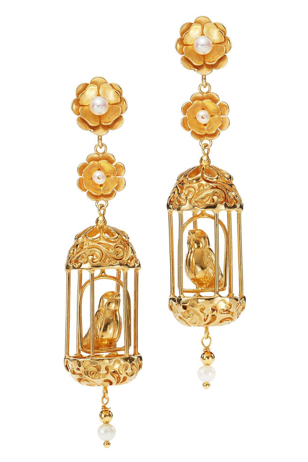 OF RARE ORIGIN-Aviary Classic Earrings - Gold-YELLOW GOLD