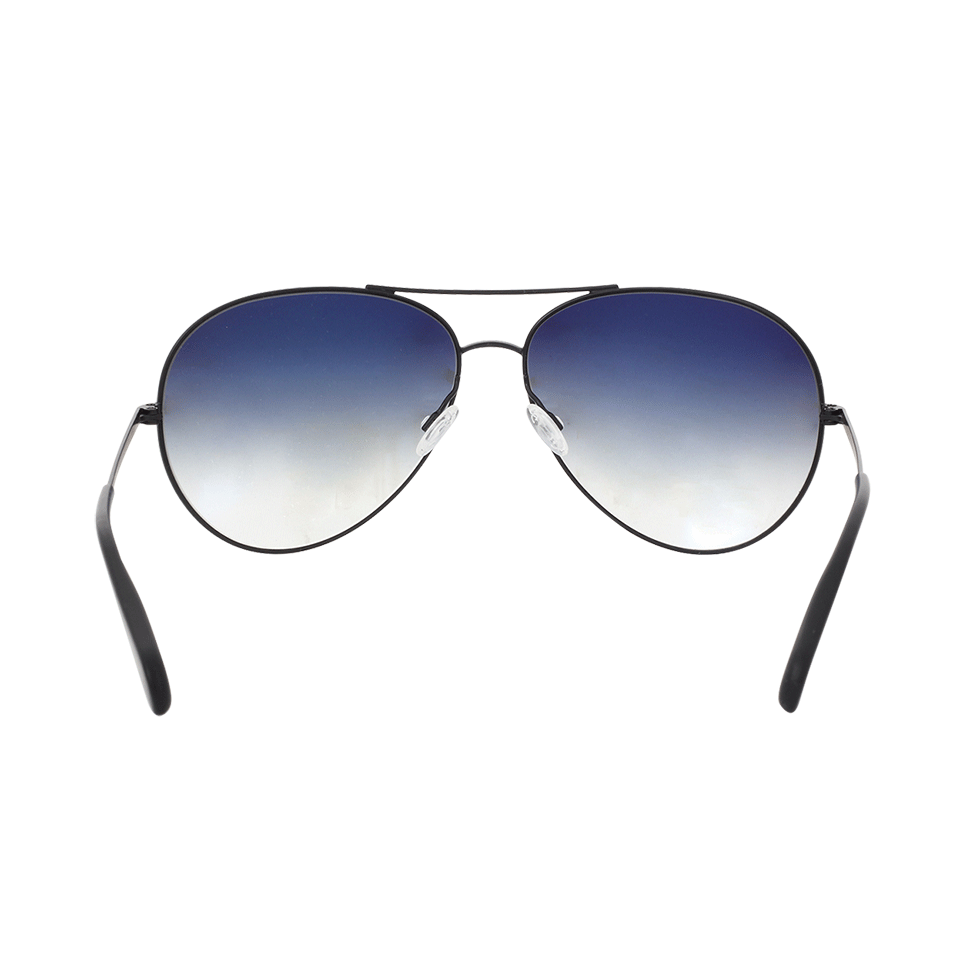 OLIVER PEOPLES-Sayer Mirror Sunglasses-BLK/AZUR