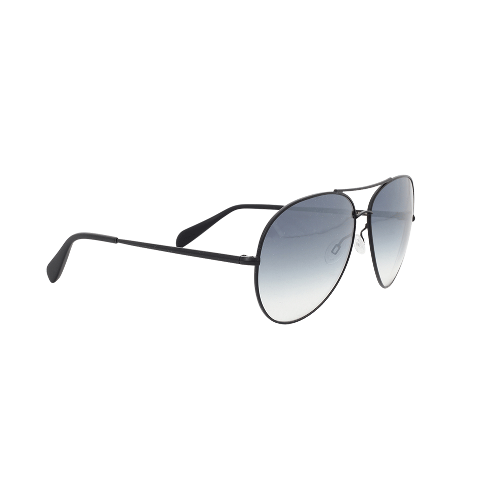 OLIVER PEOPLES-Sayer Sunglasses-BLK/AZUR