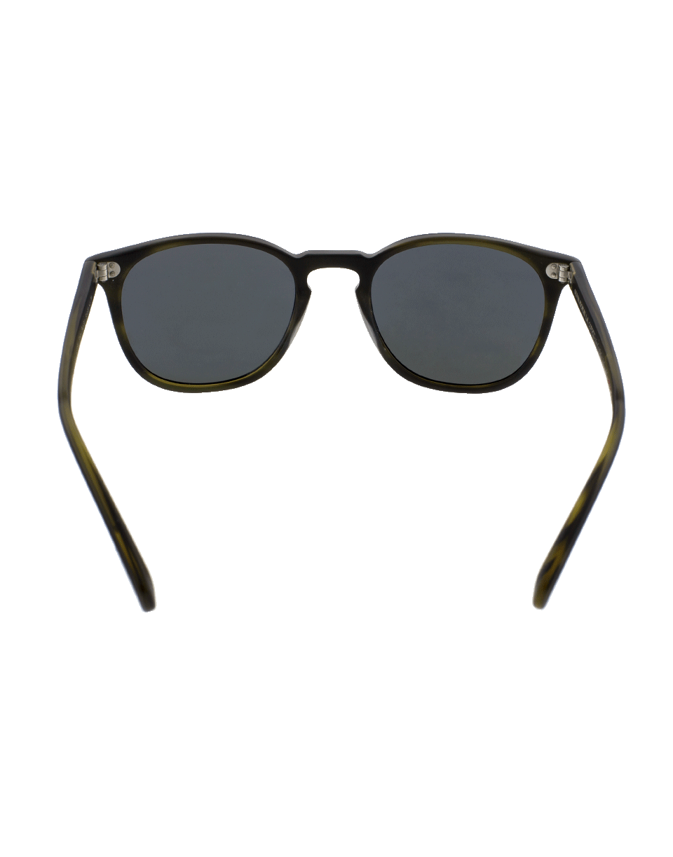 OLIVER PEOPLES-Finely Esq Sun Polarized Sunglasses-BLK/MOSS
