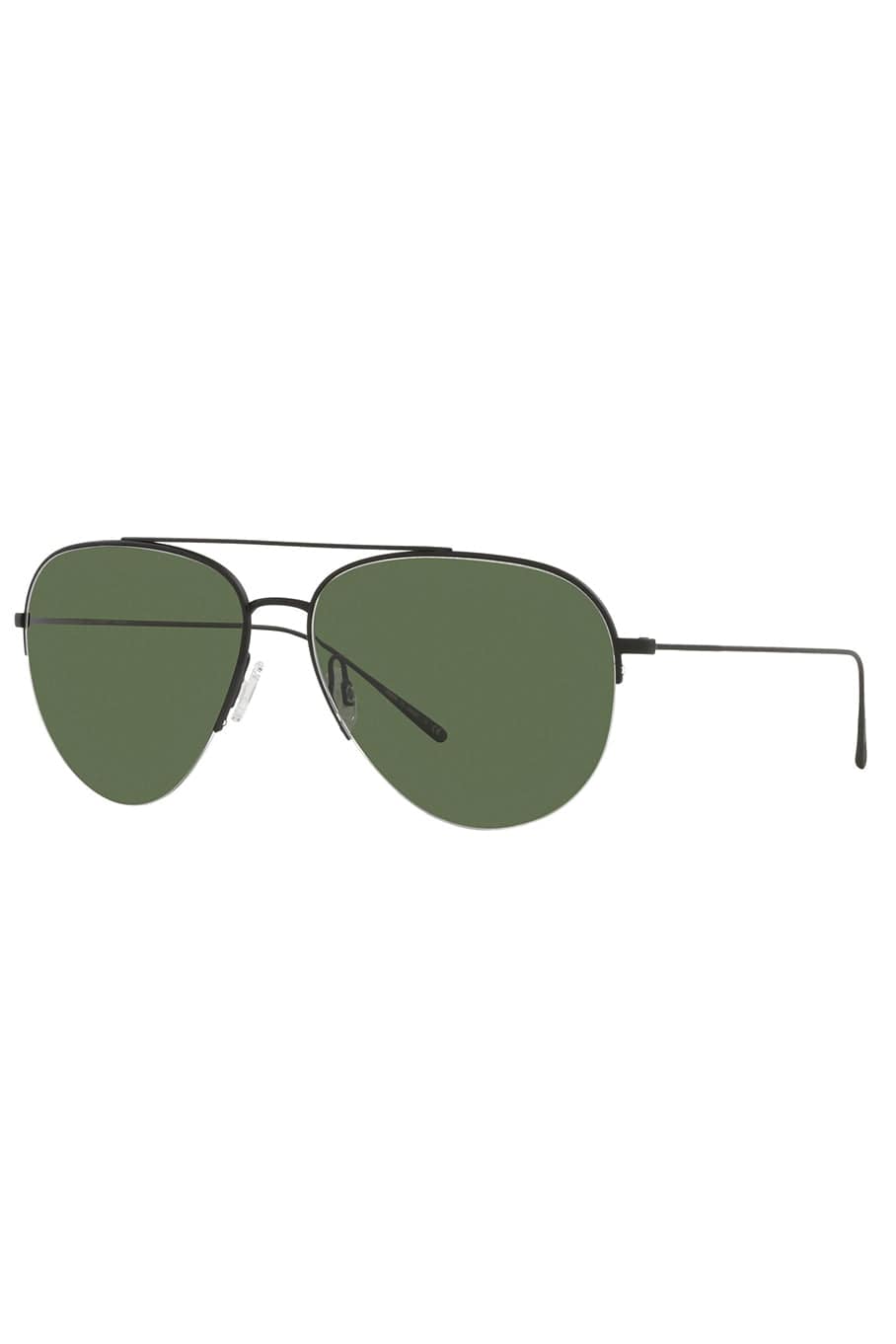 OLIVER PEOPLES-Cleamons Sunglasses - Black-BLK/POLR