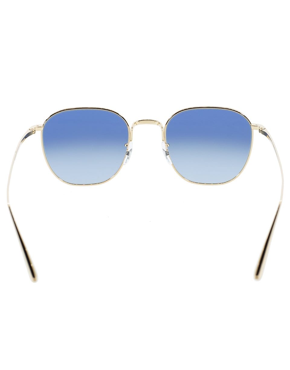 The Row Board Meeting 2 Sunglasses - Gold and Blue | OLIVER