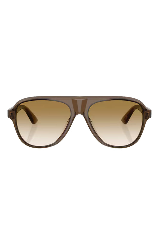 Paul Newman Oversized Aviator Sunglasses-BROWN-ACCESSORIESUNGLASSES-OLIVER PEOPLES