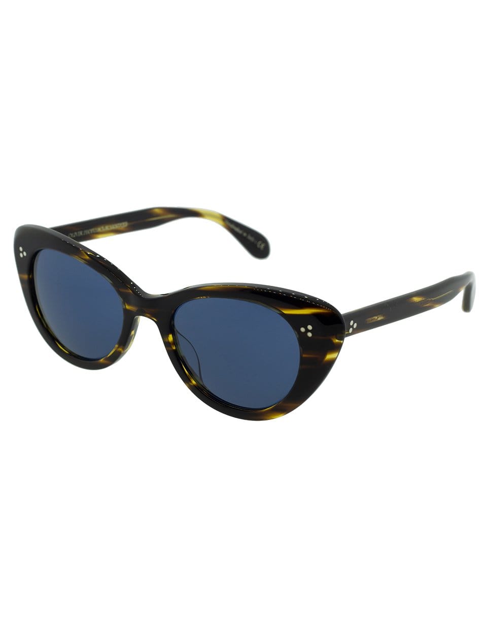 OLIVER PEOPLES-Blue Rishell Sunglasses-COC/BLUE