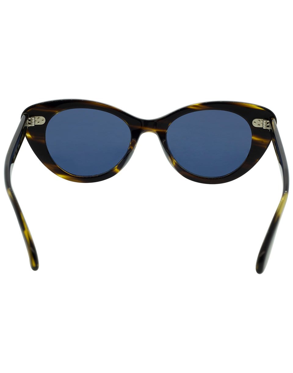 OLIVER PEOPLES-Blue Rishell Sunglasses-COC/BLUE