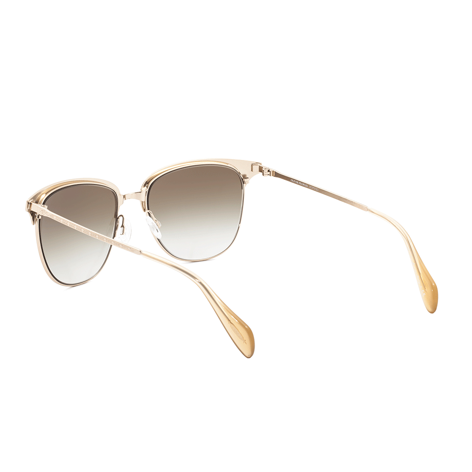 OLIVER PEOPLES-Leiana Sunglasses-CRYS/GLD