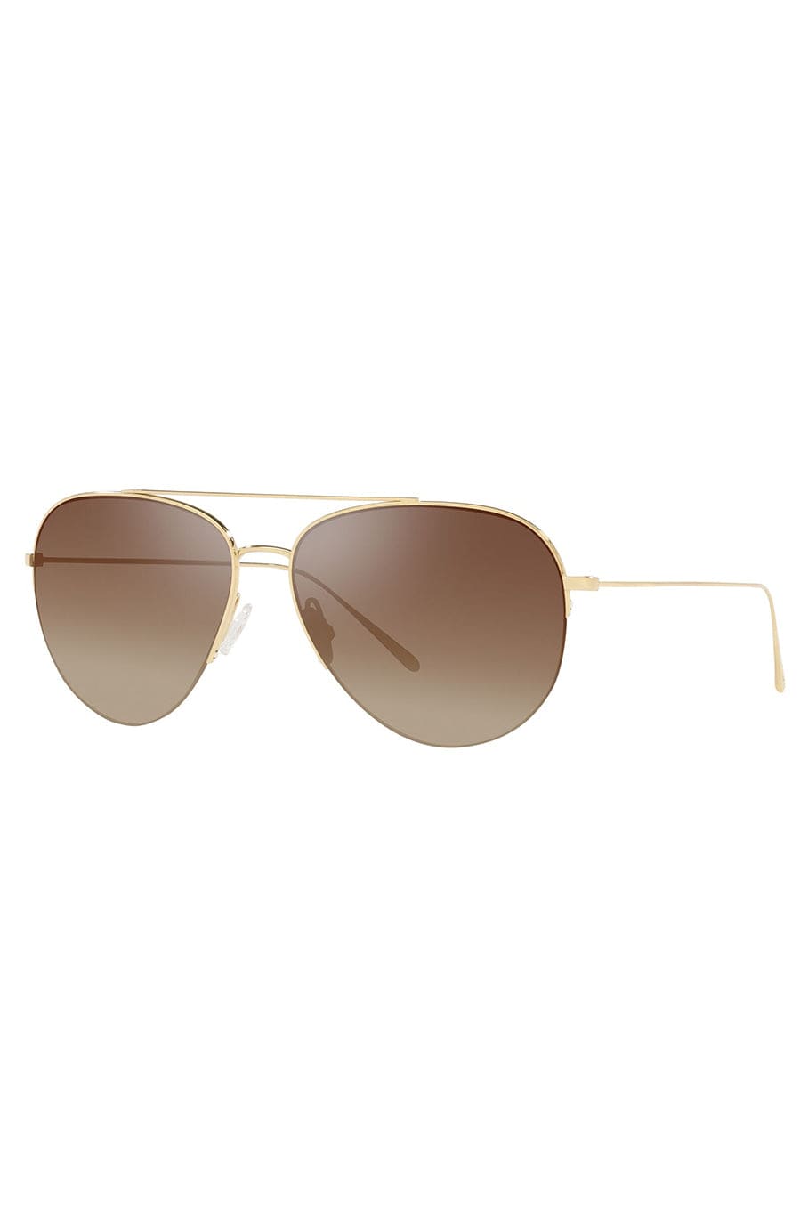 OLIVER PEOPLES-Cleamons Sunglasses-GLD/BRWN