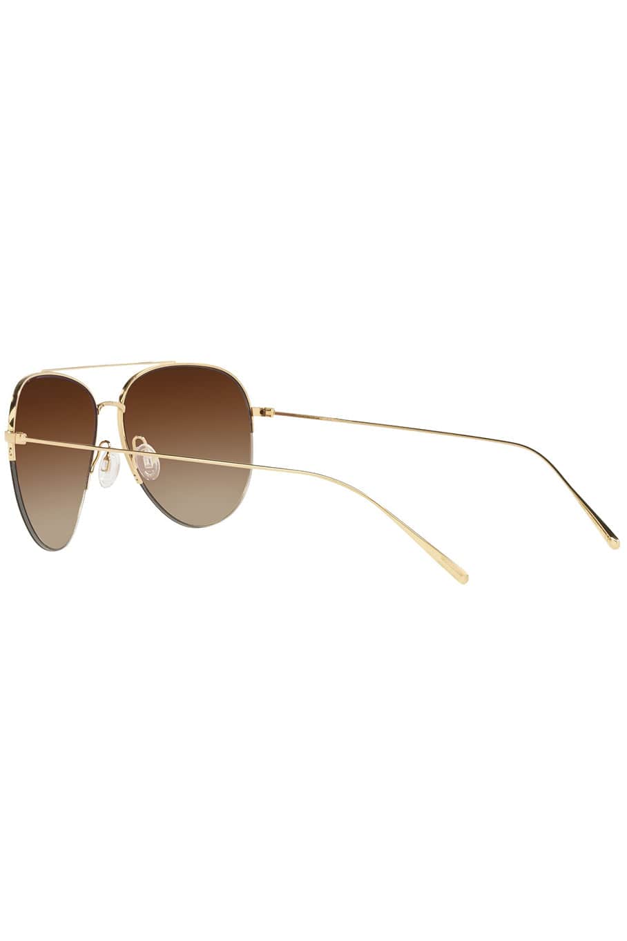 OLIVER PEOPLES-Cleamons Sunglasses-GLD/BRWN