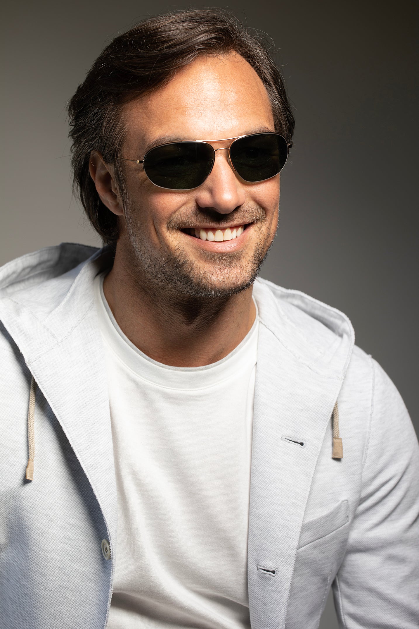 OLIVER PEOPLES-Kondor Sunglasses-GLD/GRN